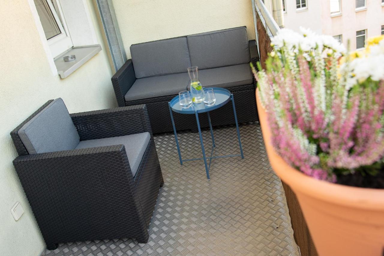 Stilvolles Apartment - Balkon, Netflix, Nespresso, Zentral, Messe Chemnitz Ngoại thất bức ảnh